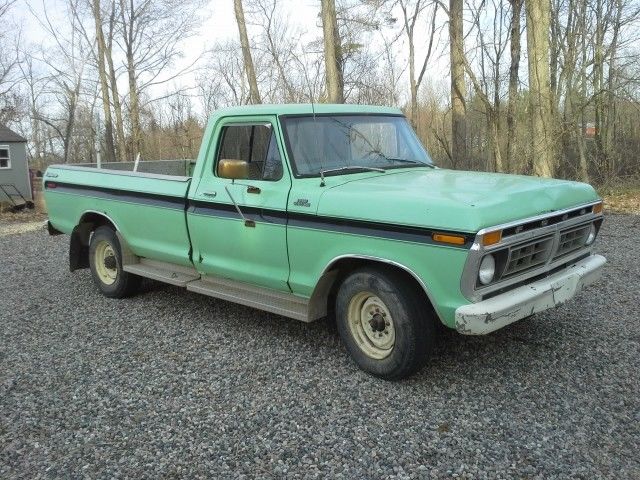 1978 Green Ford F-250 Standard Cab Pickup