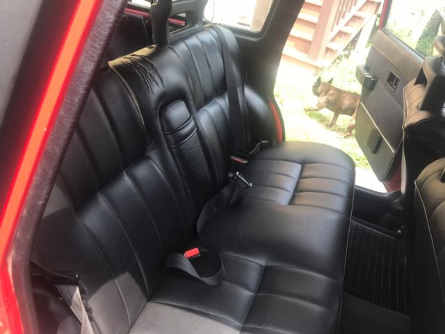 1992 Red Volvo 240 Wagon