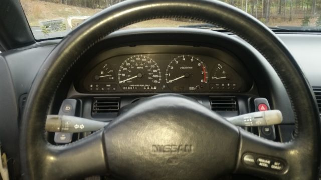 1989 White Nissan 240SX Hatchback