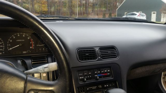 1989 White Nissan 240SX Hatchback