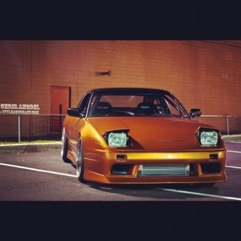 1991 Orange Nissan 240SX Coupe