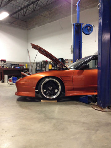 1991 Orange Nissan 240SX Coupe