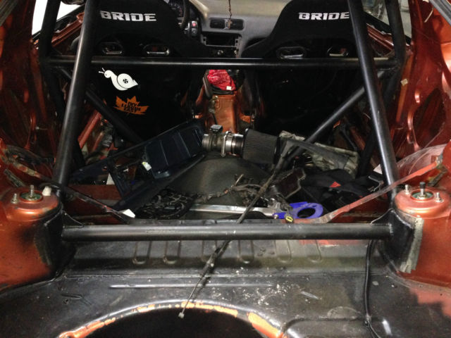 1991 Orange Nissan 240SX Coupe