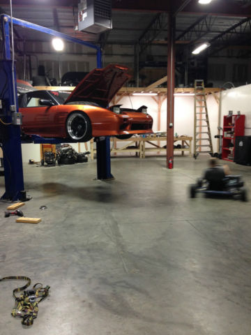 1991 Orange Nissan 240SX Coupe