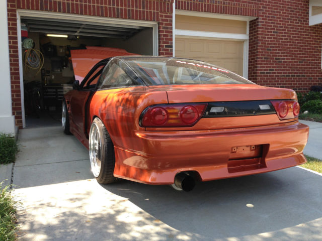 1991 Orange Nissan 240SX Coupe