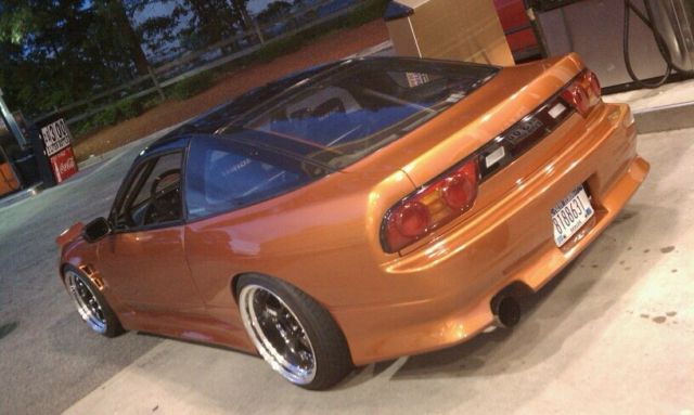 1991 Orange Nissan 240SX Coupe