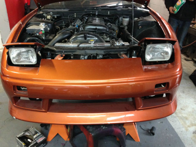 1991 Orange Nissan 240SX Coupe