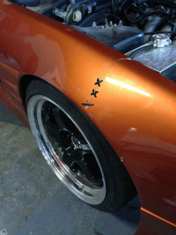 1991 Orange Nissan 240SX Coupe