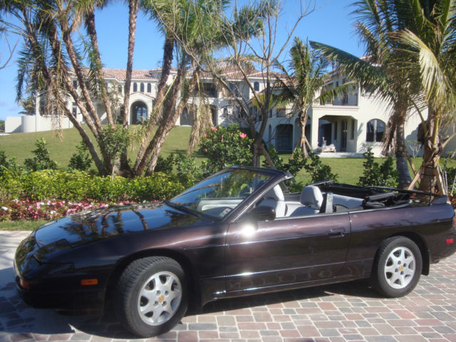 1992 Black / Mahogany Nissan 240SX Convertible