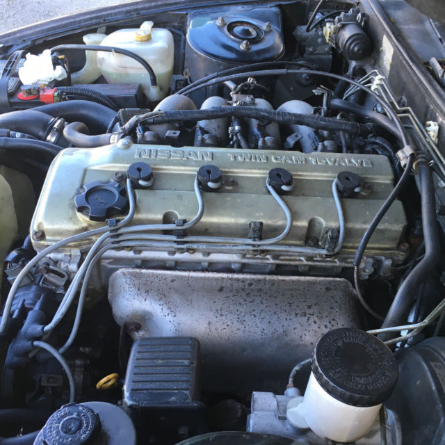 1992 Black / Mahogany Nissan 240SX Convertible