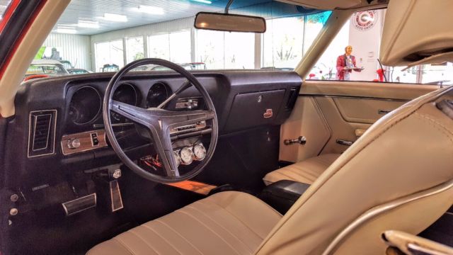 1969 Orange Pontiac GTO Coupe