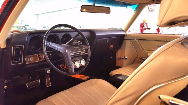 1969 Orange Pontiac GTO Coupe