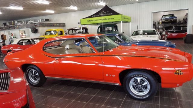 1969 Orange Pontiac GTO Coupe