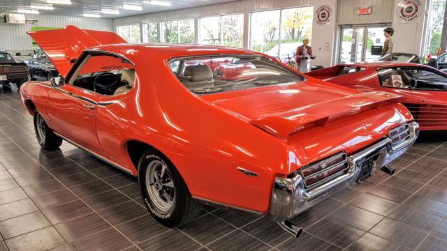 1969 Orange Pontiac GTO Coupe