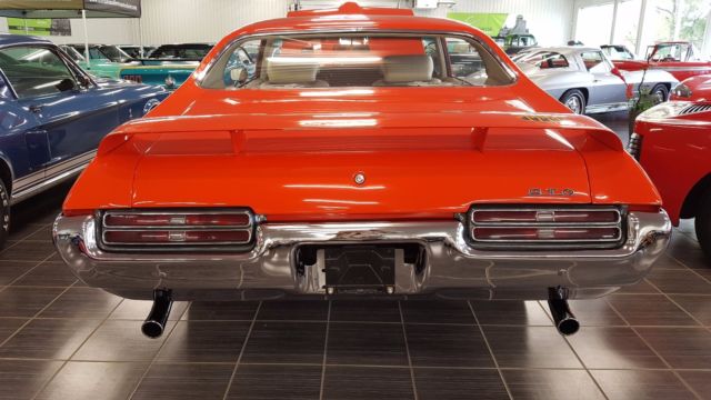 1969 Orange Pontiac GTO Coupe