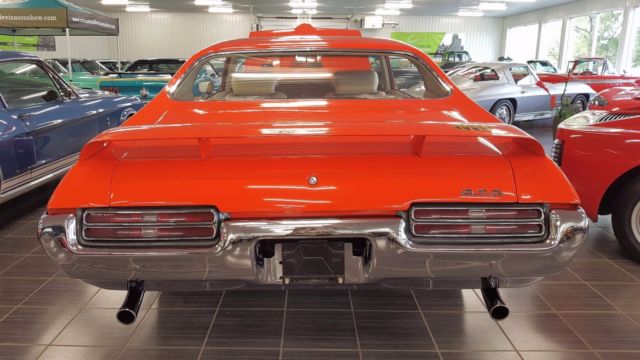 1969 Orange Pontiac GTO Coupe