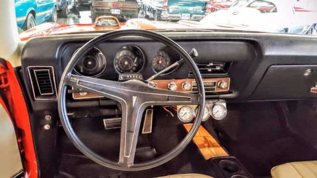 1969 Orange Pontiac GTO Coupe