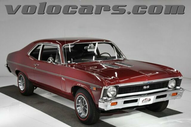 1969 Burgundy Chevrolet Nova Hardtop
