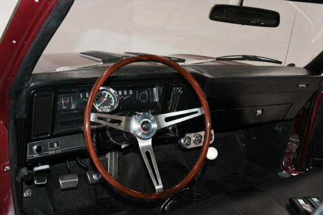 1969 Burgundy Chevrolet Nova Hardtop