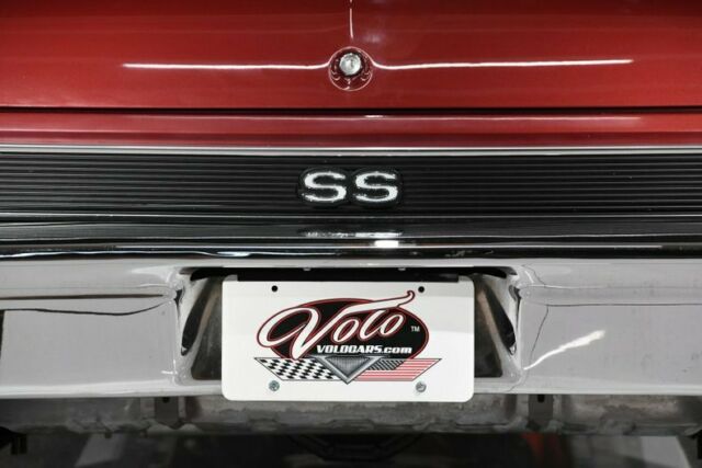 1969 Burgundy Chevrolet Nova Hardtop