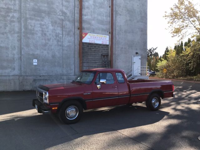 1993 Red Dodge Other Pickups Standard Cab Pickup