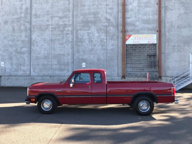 1993 Red Dodge Other Pickups Standard Cab Pickup