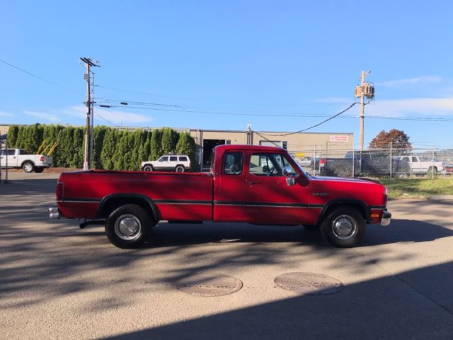 1993 Red Dodge Other Pickups Standard Cab Pickup