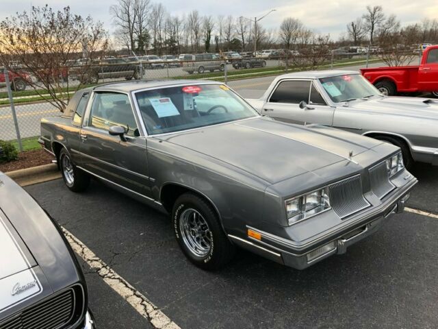 1986 Gray Oldsmobile Cutlass Coupe