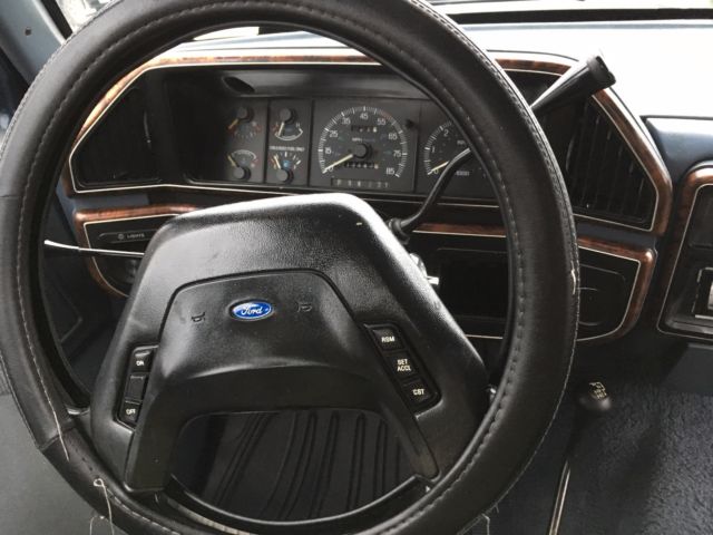 1990 Black Ford F-150 Cab & Chassis