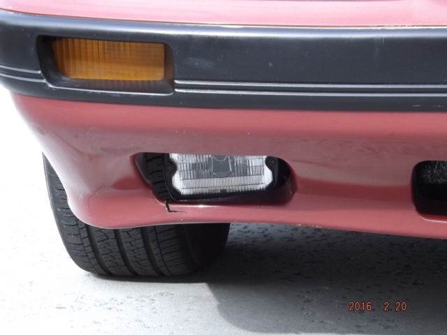 1986 Deep Canyon Red Ford Mustang Hatchback