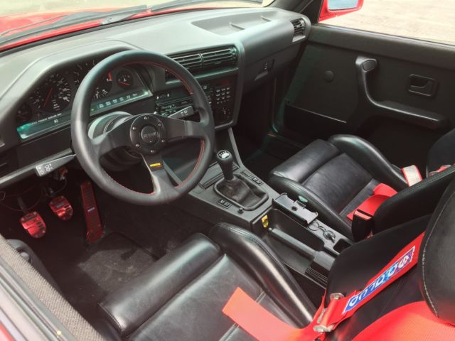 1988 Zinnoberrot BMW M3 Coupe