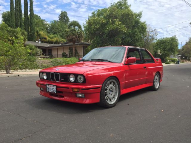 1988 Zinnoberrot BMW M3 Coupe