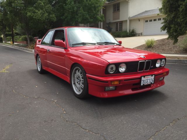 1988 Zinnoberrot BMW M3 Coupe