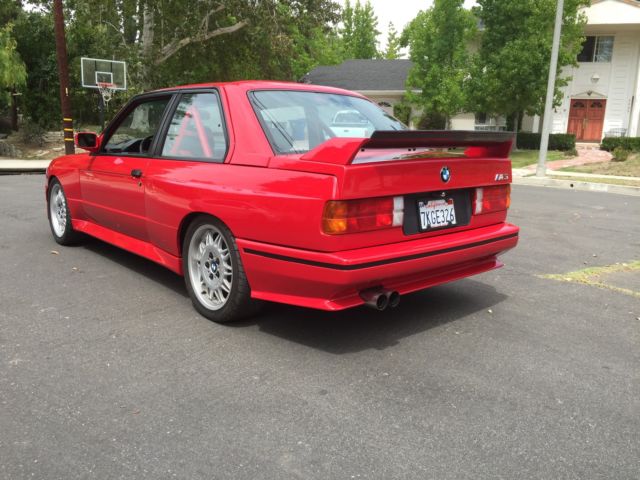 1988 Zinnoberrot BMW M3 Coupe
