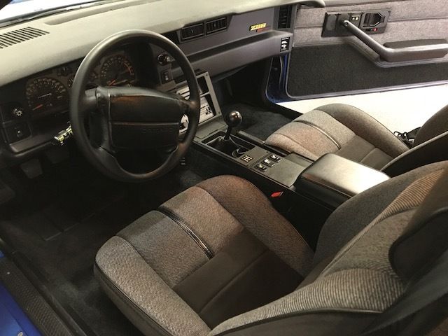 1992 Medium Quasar Blue Chevrolet Camaro Coupe