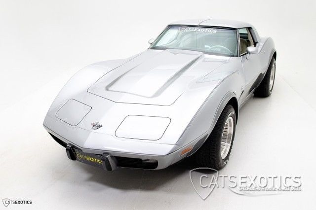 1978 Silver Chevrolet Corvette Convertible