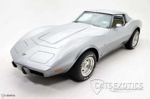 1978 Silver Chevrolet Corvette Convertible