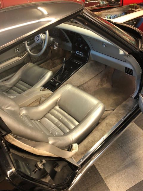 1978 BLACK/SILVER Chevrolet Corvette Coupe