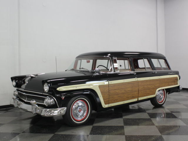1955 Black Ford Country Squire Wagon