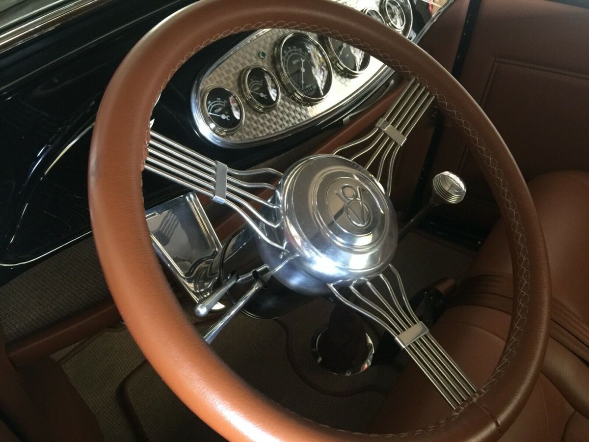 1928 Black Ford Model A Convertible