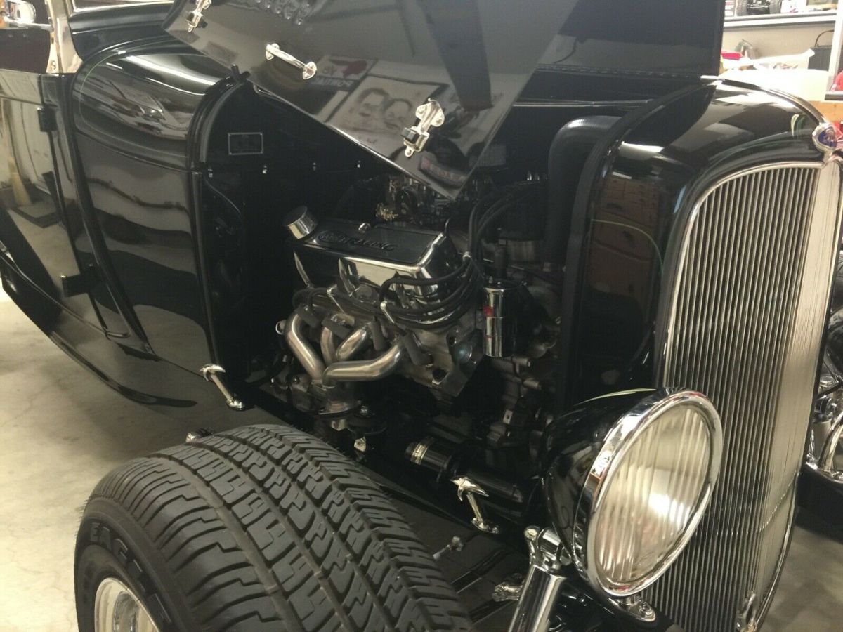 1928 Black Ford Model A Convertible