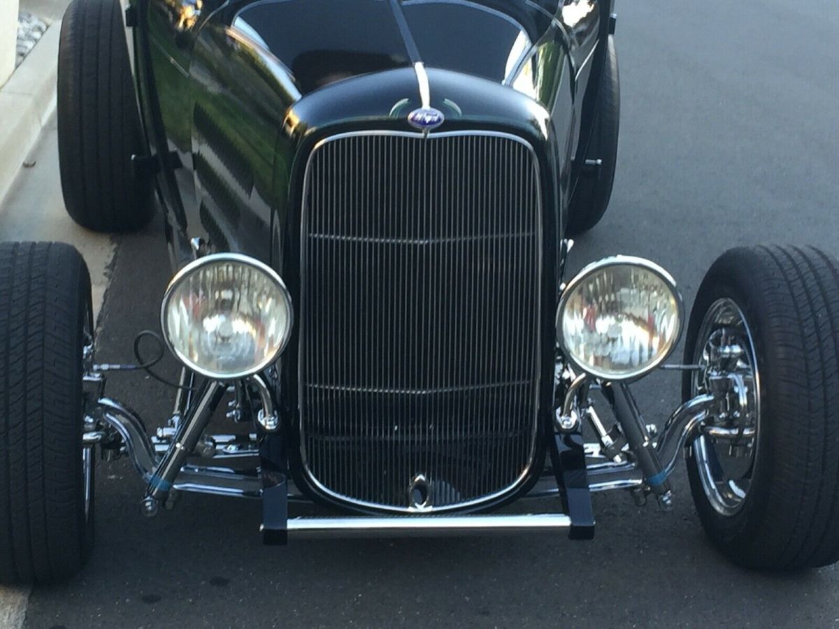 1928 Black Ford Model A Convertible