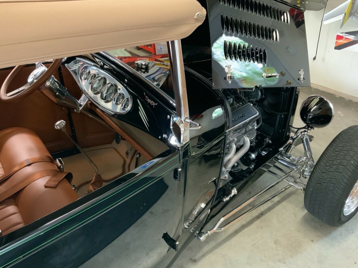 1928 Black Ford Model A Convertible