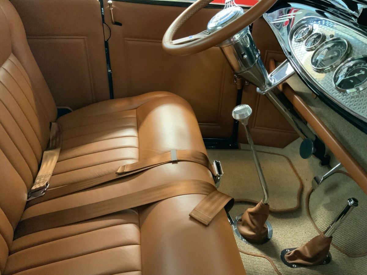 1928 Black Ford Model A Convertible