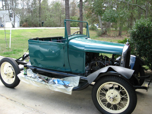 1928 VALLEY GREEN/BLACK Ford Model A PICK-UP