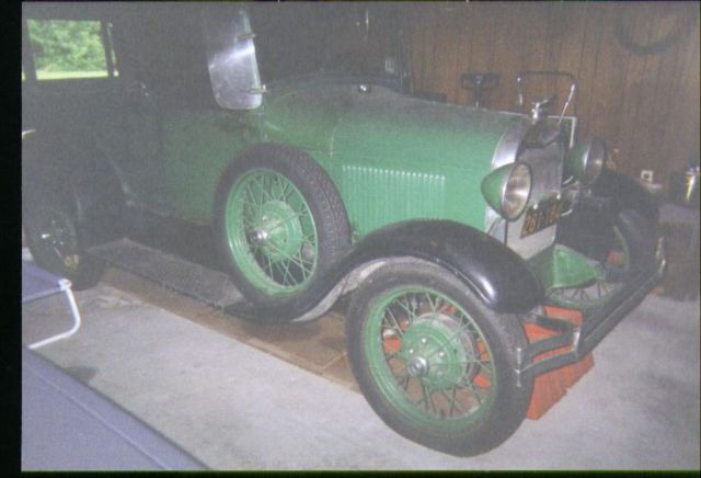 1928 VALLEY GREEN/BLACK Ford Model A PICK-UP