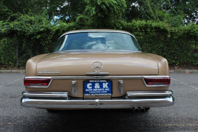 1968 Tan Mercedes-Benz 200-Series Coupe