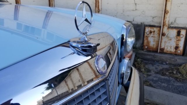 1973 Blue Mercedes-Benz 200-Series Coupe