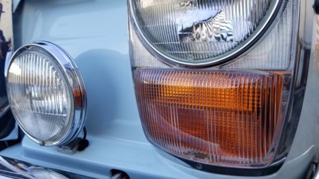1973 Blue Mercedes-Benz 200-Series Coupe
