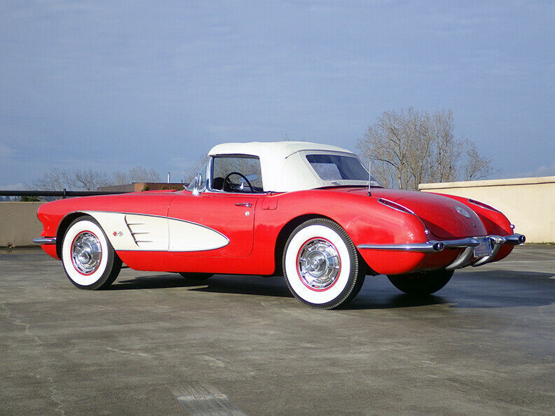 1959 Roman Red Chevrolet Corvette Convertible